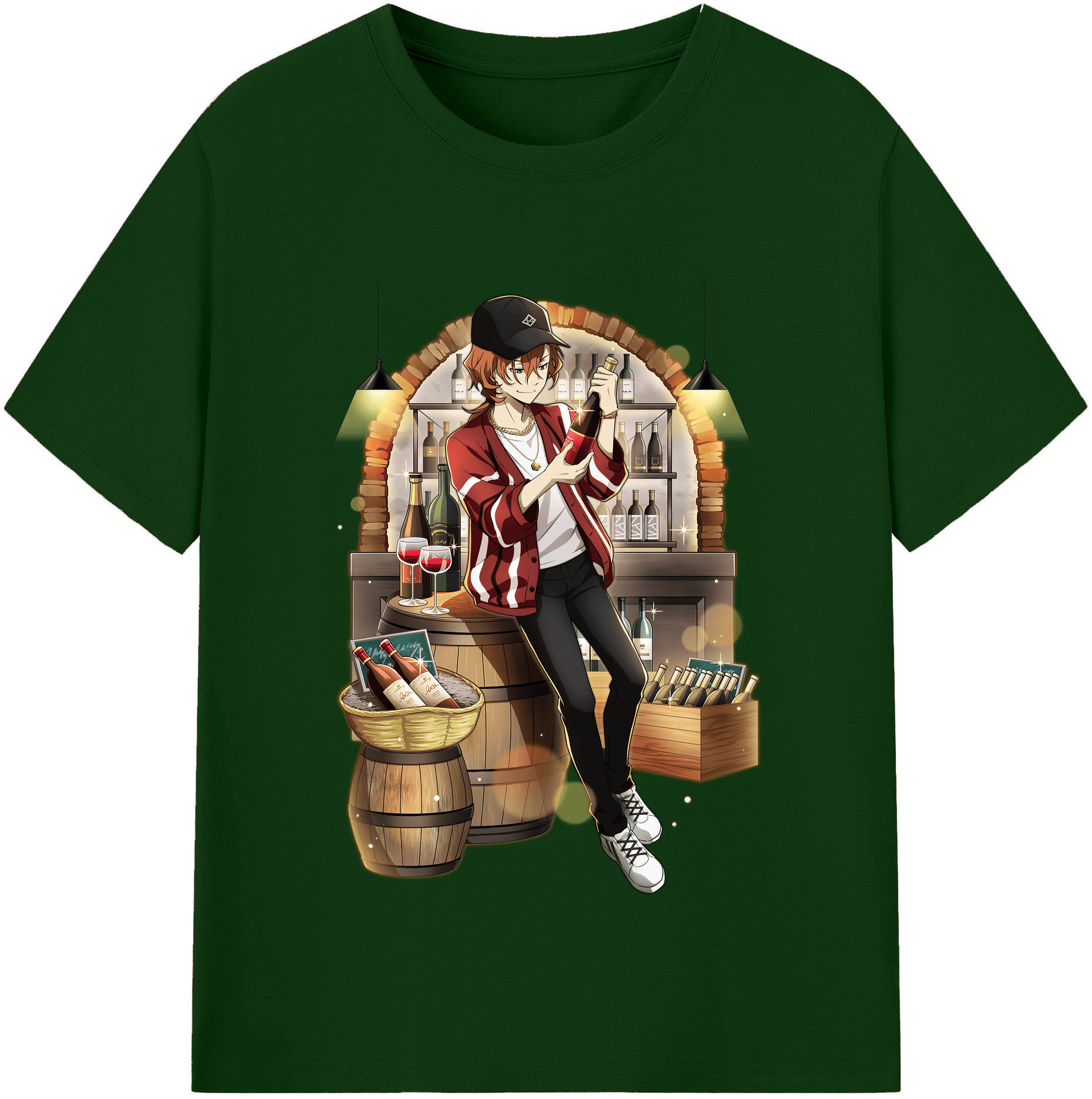 （画像用） 文豪ストレイドッグス Bungo Stray Dogs 綿100％半袖Tシャツ（フロントプリント）